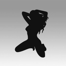 kız logo jewelry other interior boobs erotic busty head body face sexy beautiful fitness nude character anatomy human people female woman stockings 3d print model - Mito3D