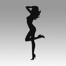 fille logo jewelry other interior boobs erotic busty head body face sexy beautiful fitness nude character anatomy human people female woman stockings 3d print model - Mito3D