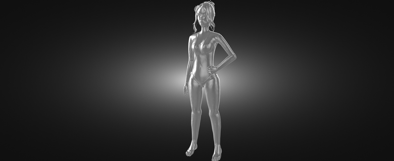 fille mini bikini décor femme homme conception intérieur art plage cadeau jouets maison Accueil sculpture figurine statuette buste hentai anime Soleil 3d print model - Mito3D