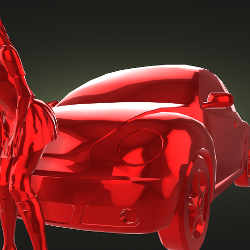 girl volkswagen 3D print model - Mito3D