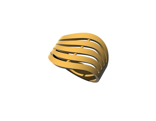 mädchen wunderschönen ring schmuck 3dprinted design mode gold golden juwel drucken druckbar drucken prototyp entwickeln ringe silber 3d print model - Mito3D