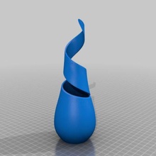 giroid vase flower 3d print model - Mito3D