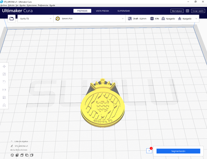 girona fc Jewelry keychains key rings keychain art design soccer 3d print model - Mito3D