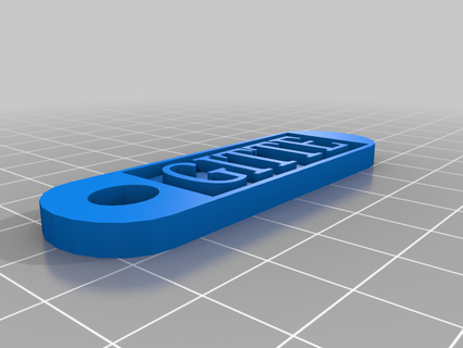 gitte keychain accessories 3d print model - Mito3D
