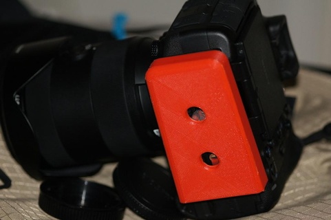 gitzo tripod head qr cover - camera dslr grip manfrotto photography quick release video gadget 3d print model - Mito3D