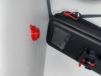 givi smartphone holder hook Home support motorcycle storage garag rack bracket 3d print model - Mito3D