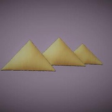 giza pyramid home magnet sand desert decoration 3d print model - Mito3D