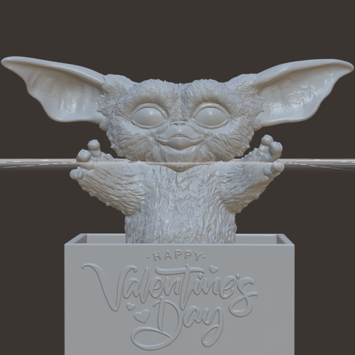 gadget valentines art horreur mignonne 3D print model - Mito3D