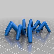 araignée multi Matériel 3d print model - Mito3D