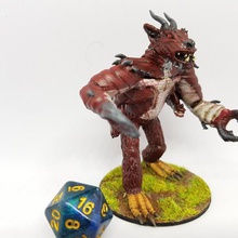 glabrezu 28mm tabletop roleplaying art creatures miniature dnd demon 3d print model - Mito3D