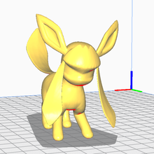 glaceon a arte pokemon 3d print model - Mito3D
