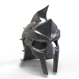 gladiador capacete esculpido 3d impressão traje cosplay medieval histórico réplica filme adereços colecionáveis passatempo jogos acessórios Projeto escultura vestível armaduras 3d print model - Mito3D
