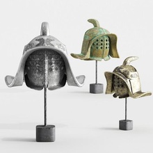 gladiator Helm verschiedene Dekoration 3d print model - Mito3D