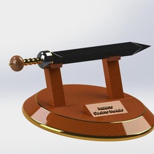 gladius gladiatore spada gioco rasoio coltello pugnale colosseo roma gladiator 3d print model - Mito3D