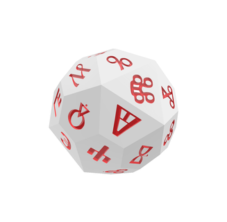 glagolítico alfabeto d40 poliédrico morrer dados russo búlgaro poliedro 3d print model - Mito3D