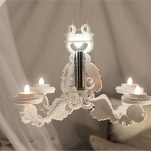glamping lámpara de araña casa 3d print model - Mito3D