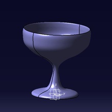 di vetro vari champagne acqua bere 3d print model - Mito3D