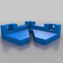 glass bed bracket anet a8 remix tool borosilicate m3 nut 3d printing 3d print model - Mito3D
