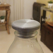 glass bottle lid cup top recycle 3d print model - Mito3D