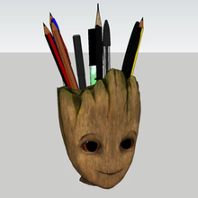 glass form groot 3d print model - Mito3D
