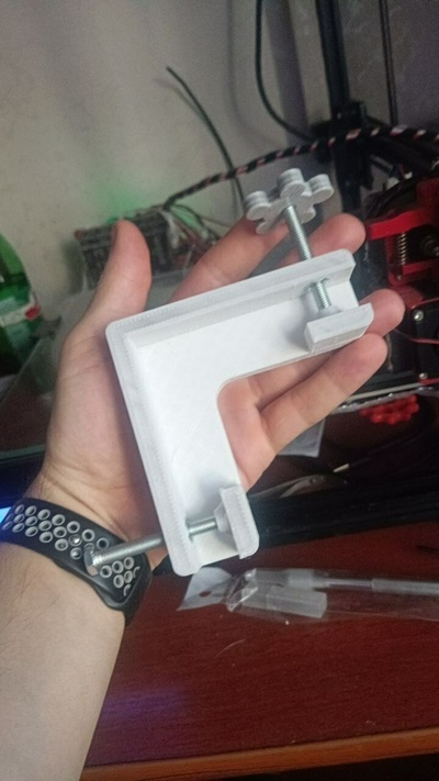 vaso soporte acuario pegado 3d print model - Mito3D
