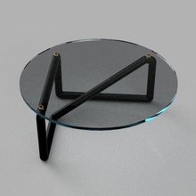 bicchiere tavolo tubo mobilia cor 3d print model - Mito3D