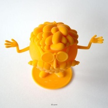 glasses-guy art toy miniature cartoon 3d print model - Mito3D