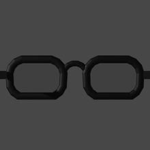 glasses fashion spy accessory 3d print model - Mito3D