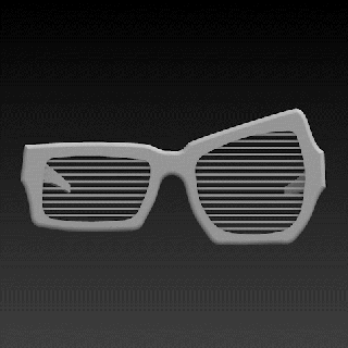 Gözlük gözlükler Güneş oyuncak yüksek poli çerçeve optik peice gözlük kişiler Google moda şeftali martı göz 3d print model - Mito3D