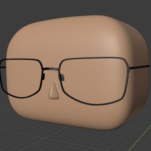 glasses 1 funko pop art funkopop 3D print model - Mito3D