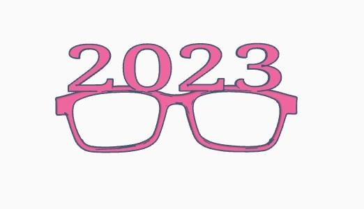 glasses 2023 glasses 2023 simple ender  3d print model - Mito3D