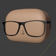 óculos 7 funko pop arte 3d print model - Mito3D