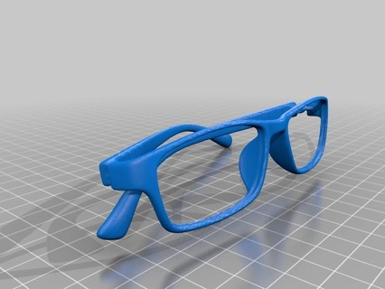 glasses frame - 3d scan scanner scanning diy eyeglasses fashion glass replica sunglasses 3d print model - Mito3D