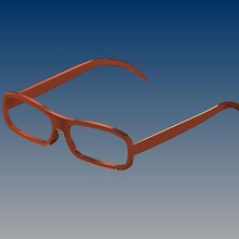 lentes cuadro Moda montura lunetas Montura gafas brilla marco tobimat 3d print model - Mito3D
