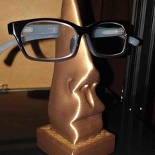 lunettes titulaire soutien art porte sculptures 3d print model - Mito3D