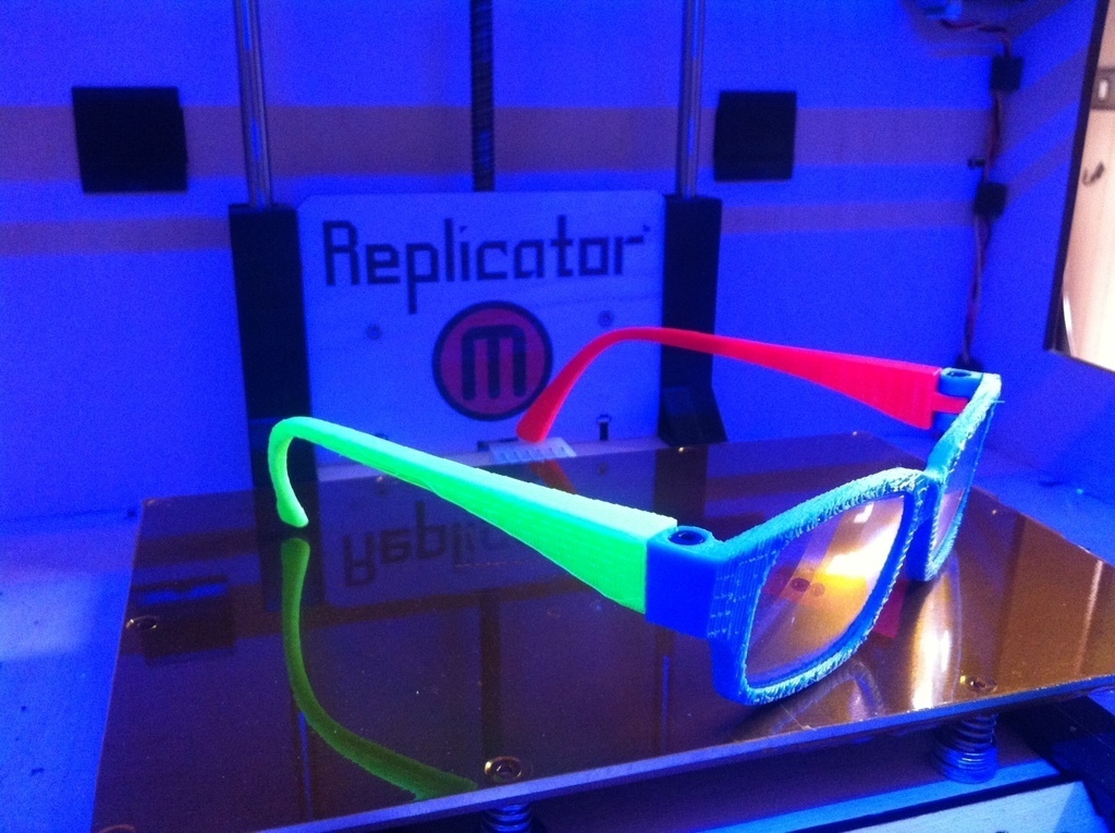 lunettes remplacer v1 3d makerbot modèle 3D print model - Mito3D