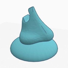 glasses stand - suporte oculos nose glasses_stand 3d print model - Mito3D