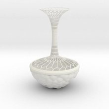 vidrio 909m art florero vaso 3d print model - Mito3D