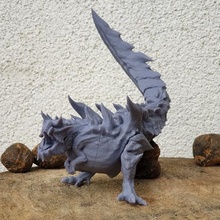 glavenus - sword tailed dragon game monster hunter 3d print model - Mito3D