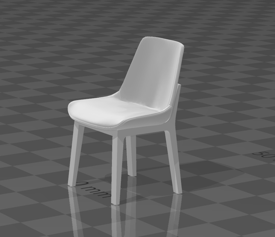 glez sandalye mobilya modern koltuk çocuk sillaboca mimari model 3D print model - Mito3D