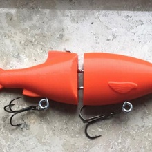 glide cebo de pesca señuelo los 125 cm impresión fácil construir la herramienta el bajo lucio 3d print model - Mito3D