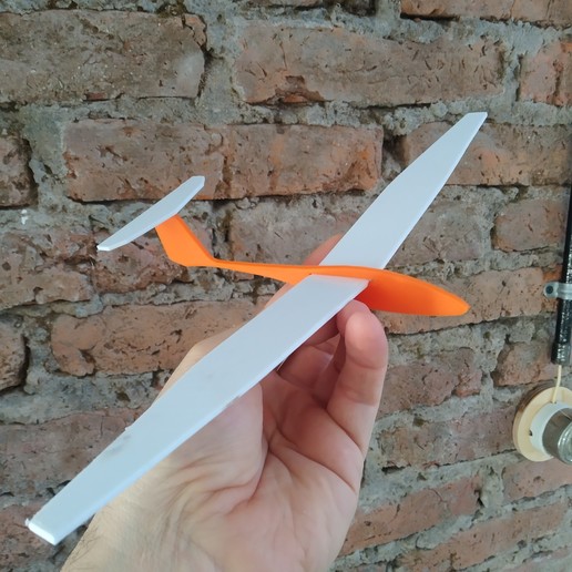 glider game plane model 3D print model - Mito3D