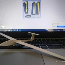 Segelflugzeug Abendessen std 2 Modell szd Flugzeug Spielzeug Kind 3d print model - Mito3D