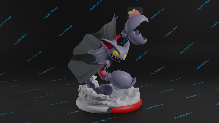 gliscor 3d impresión modelos presupuesto juego gligar suelo volador tipo pokemon pokedex pokebola pikachu eevee ceniza mewtwo charizard maullar miniaturas 3d print model - Mito3D