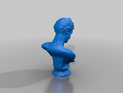 glitch bust glitchart vaporwave sculptures 3d print model - Mito3D
