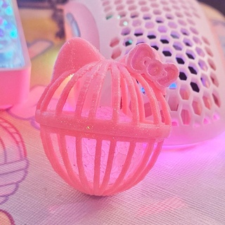 briller Bonjour minou Balle sac nettoyer kawaii Sacs billes Hello Kitty Sanrio mignonne rose bourse lolita 3d print model - Mito3D