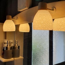 globe bathroom light drop water luminaire fixture bath droproom 3d print model - Mito3D
