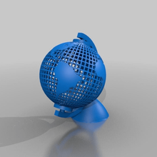 globe earth-globus home Dekor globus Globus Erde 3d print model - Mito3D