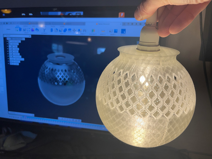 globo lampada sudario ikea e17 lampadina apparecchio luce lanterna illuminazione 3d print model - Mito3D