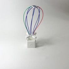 globo aerost tico qbits art aerostatico qbko de aire caliente creativo arte colores google innovacion la innovación nuevo baja poli 3d print model - Mito3D